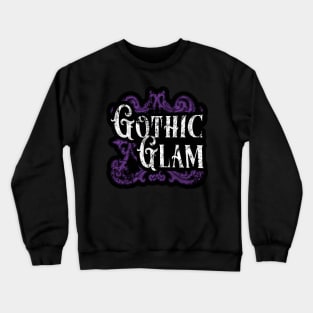 Gothic Glam - Mystique Vintage Swirl Design Crewneck Sweatshirt